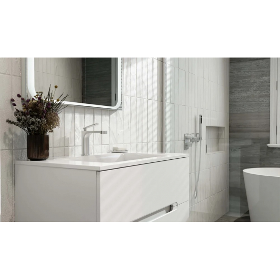 Тумба с раковиной JORNO Modul 80 белая