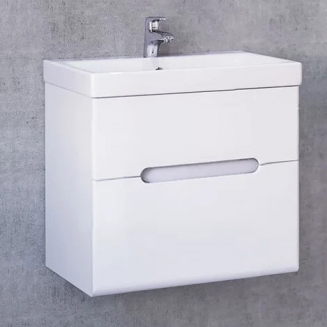 Тумба с раковиной JORNO Moduo Slim 50, подвесная