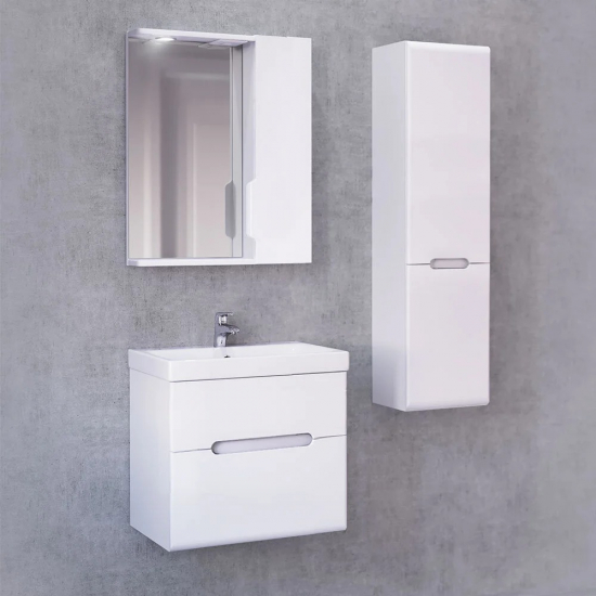 Тумба с раковиной JORNO Moduo Slim 50, подвесная