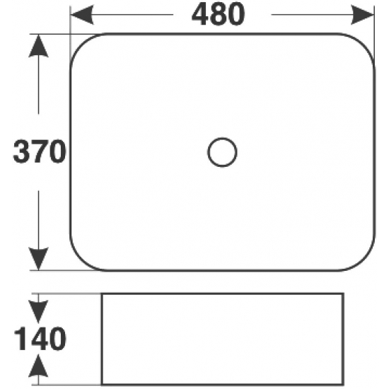 Тумба с раковиной JORNO Pastel 58 бирюзовый бриз