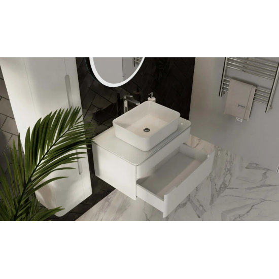 Тумба с раковиной JORNO Shine 75, подвесная