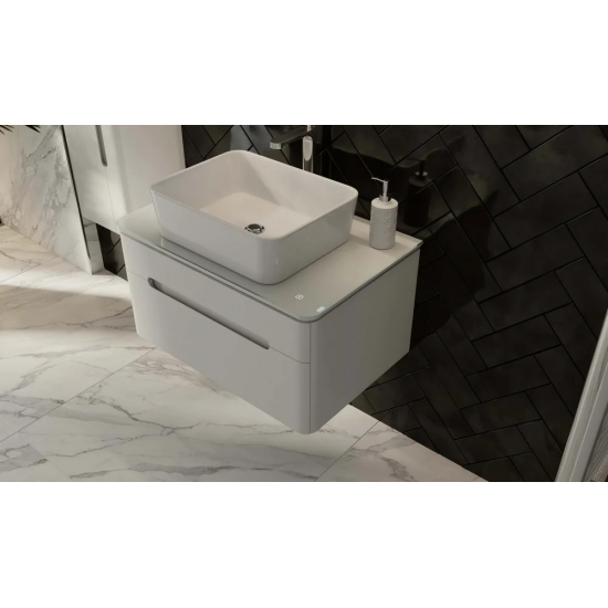 Тумба с раковиной JORNO Shine 75, подвесная