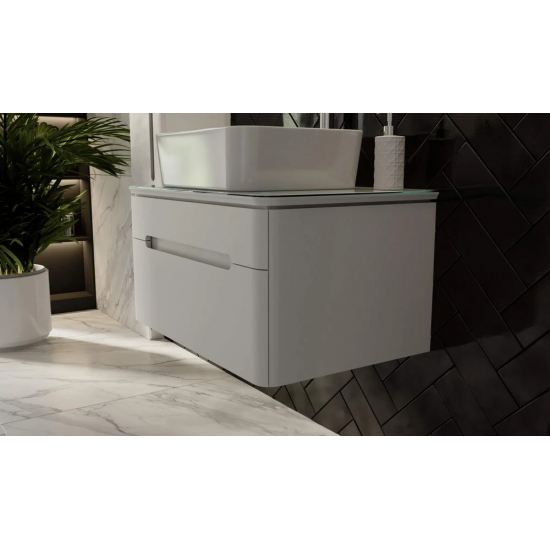 Тумба с раковиной JORNO Shine 75, подвесная