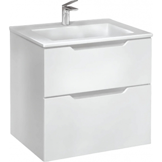 Тумба с раковиной JORNO Slide 65, белая