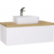 Тумба с раковиной JORNO Solis 100, подвесная, раковина MLN-7050H