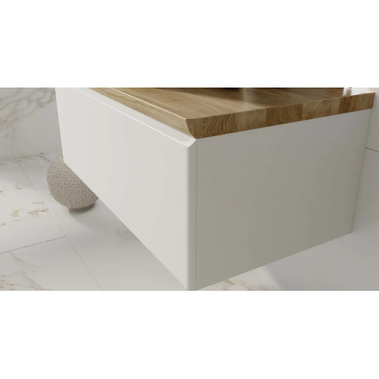 Тумба с раковиной JORNO Solis 100, подвесная, раковина MLN-7050H