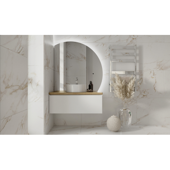 Тумба с раковиной JORNO Solis 100, подвесная, раковина MLN-7050H