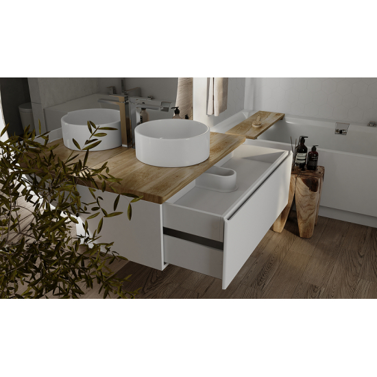 Тумба с раковиной JORNO Solis new 100, подвесная