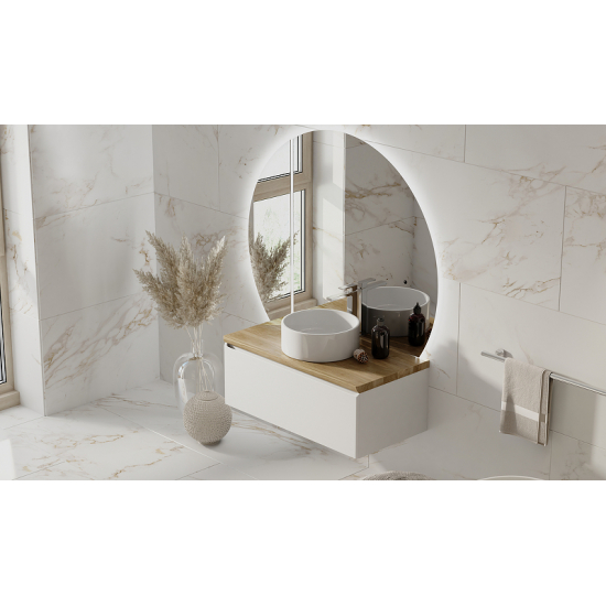Тумба с раковиной JORNO Solis new 100, подвесная