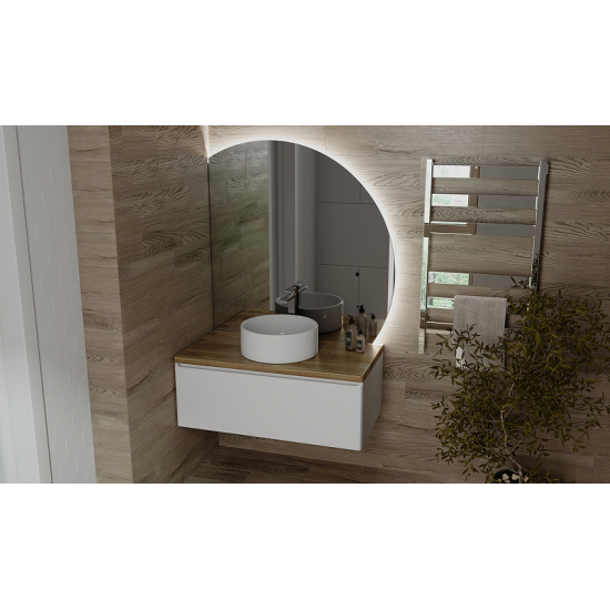 Тумба с раковиной JORNO Solis new 100, подвесная