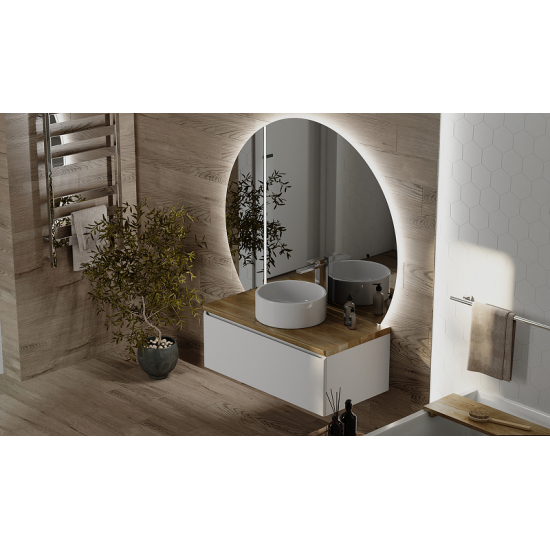 Тумба с раковиной JORNO Solis new 100, подвесная