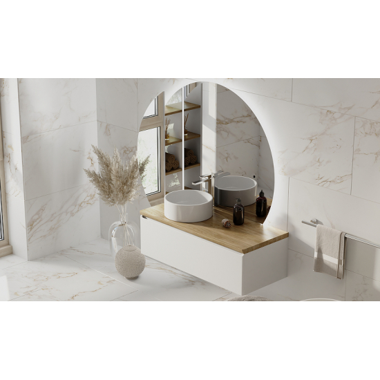 Тумба с раковиной JORNO Solis new 120, подвесная