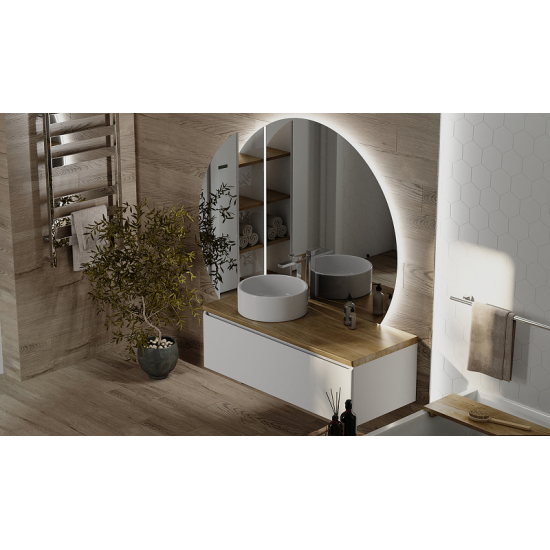 Тумба с раковиной JORNO Solis new 120, подвесная