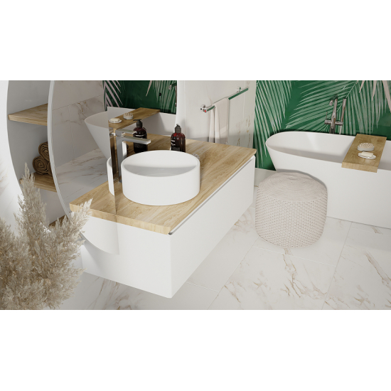 Тумба с раковиной JORNO Solis new 120, подвесная