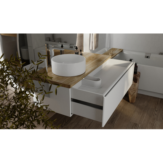 Тумба с раковиной JORNO Solis new 120, подвесная