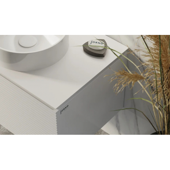 Тумба с раковиной JORNO Stone 80 белая