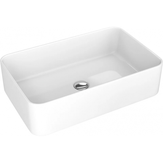 Тумба с раковиной JORNO Wood 100, белая, светлая столешница