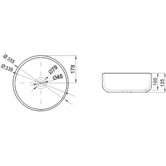 Тумба с раковиной JORNO Wood 100, серая, темная столешница