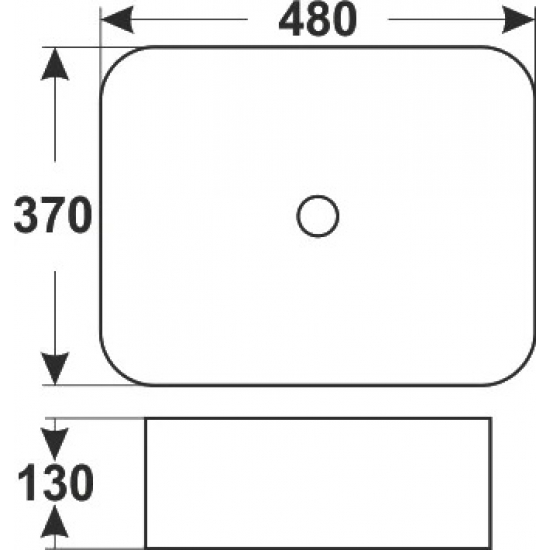 Тумба с раковиной JORNO Wood 120, белая