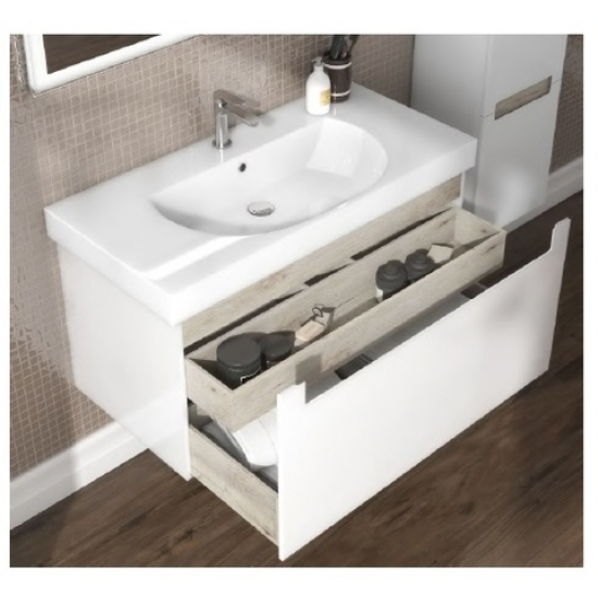 Тумба с раковиной KERAMA MARAZZI Buongiorno 80 белая