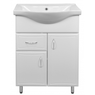 Тумба с раковиной LORANTO Коралл 60/1 напольная