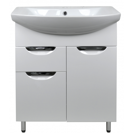 Тумба с раковиной LORANTO Стиль 70/1 напольная