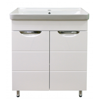 Тумба с раковиной LORANTO Стиль 70 Соло 70 см напольная