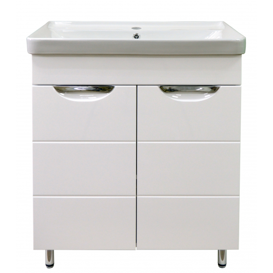 Тумба с раковиной LORANTO Стиль 70 Соло 70 см напольная