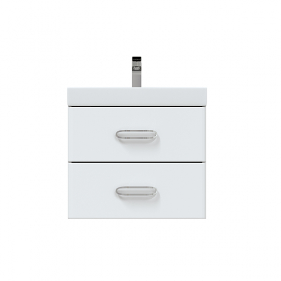 Тумба с раковиной MIRSANT Fuji 60 подвесная, раковина Fest 60