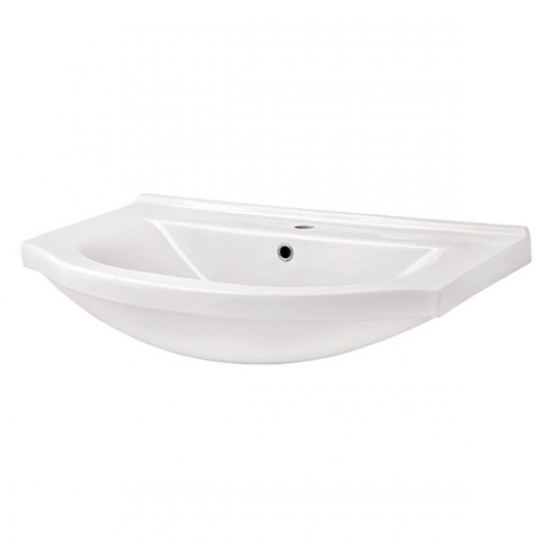 Тумба с раковиной MIRSANT Камилла 80 напольная, раковина Эльбрус 80