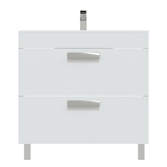 Тумба с раковиной MIRSANT Komfort 80 универсальная, раковина More 80