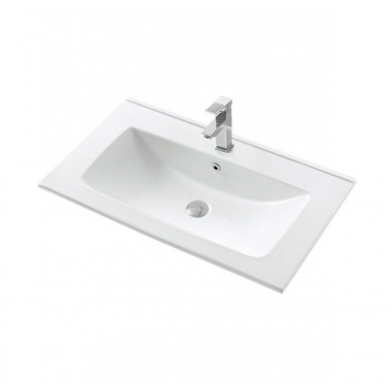 Тумба с раковиной MIRSANT Komfort 80 универсальная, раковина More 80