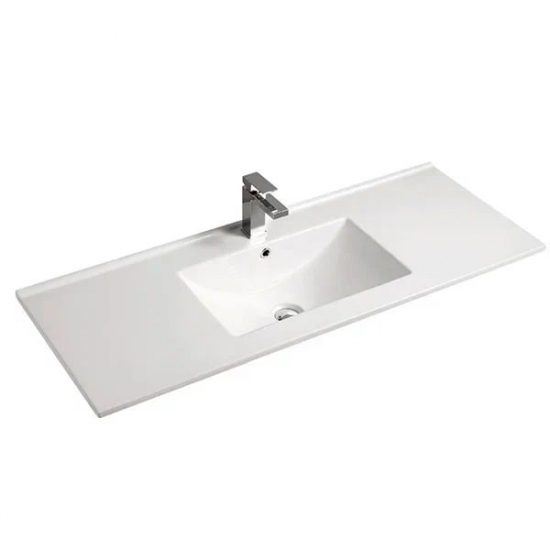 Тумба с раковиной MIRSANT Next 120 подвесная, 2 двери, 4 ящика