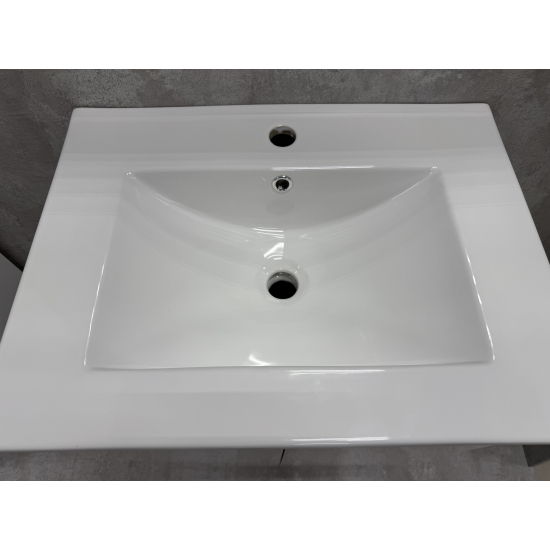 Тумба с раковиной MIRSANT Next 60 напольная, раковина Next 60