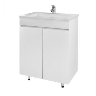 Тумба с раковиной MIRSANT Next 60 напольная, раковина Next 60