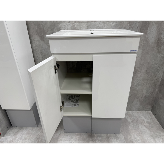 Тумба с раковиной MIRSANT Next 60 напольная, раковина Next 60