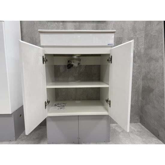 Тумба с раковиной MIRSANT Next 60 напольная, раковина Next 60