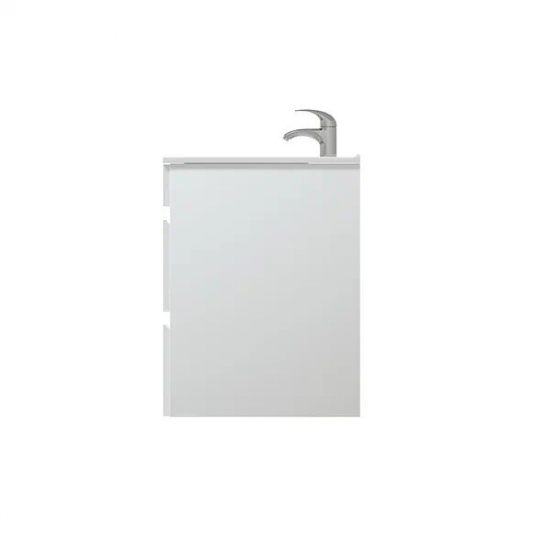 Тумба с раковиной MIRSANT Next 70/2 подвесная, 2 ящика, раковина Next 70