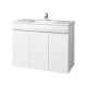 Тумба с раковиной MIRSANT Next 80 подвесная, 3 двери, раковина Premier