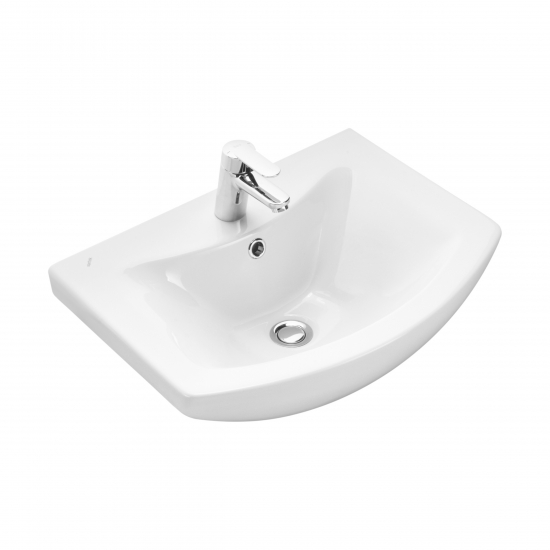 Тумба с раковиной MIRSANT Оптима 55 напольная, раковина Балтика 55