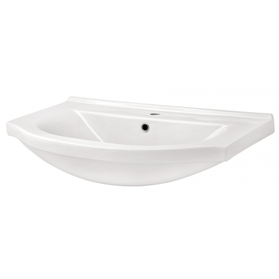 Тумба с раковиной MIRSANT Сандра 80 напольная, раковина Эльбрус 80