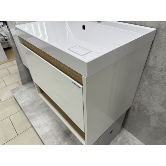 Тумба с раковиной MIRSANT Scandy 60 подвесная, раковина Style 60