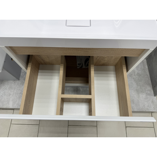 Тумба с раковиной MIRSANT Scandy 60 подвесная, раковина Style 60