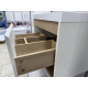 Тумба с раковиной MIRSANT Scandy 60 подвесная, раковина Style 60
