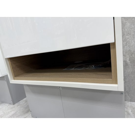 Тумба с раковиной MIRSANT Scandy 60 подвесная, раковина Style 60