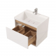 Тумба с раковиной MIRSANT Scandy 60 подвесная, раковина Style 60