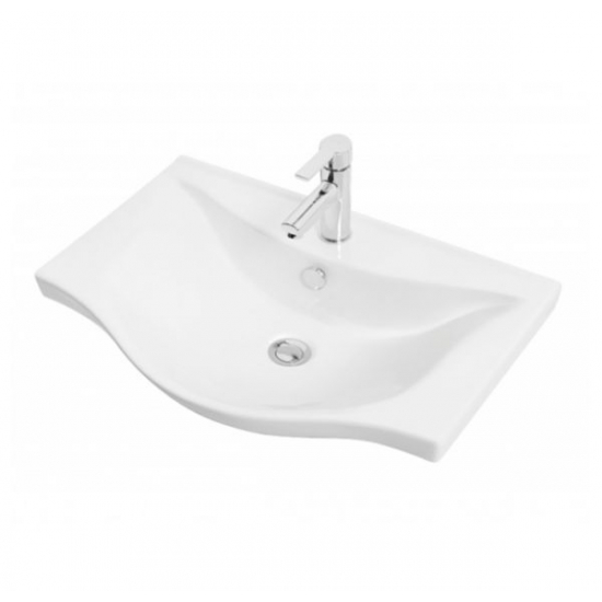 Тумба с раковиной MIRSANT Soho 65 напольная, раковина Albatross 65