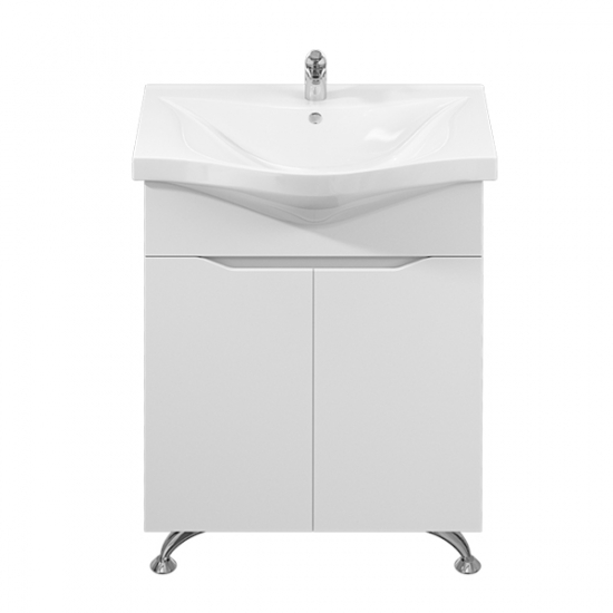 Тумба с раковиной MIRSANT Soho 65 напольная, раковина Albatross 65