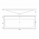 Тумба с раковиной MIRSANT Soho QUADRO 120 подвесная, раковина Deep 120