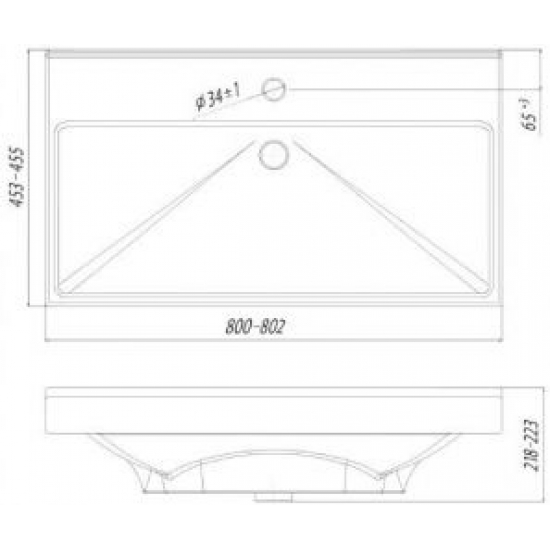 Тумба с раковиной MIRSANT Soho QUADRO NEW 80 напольная, раковина Deep 80, с доводчиками